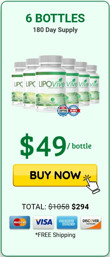 Lipovive 6 Bottle Price